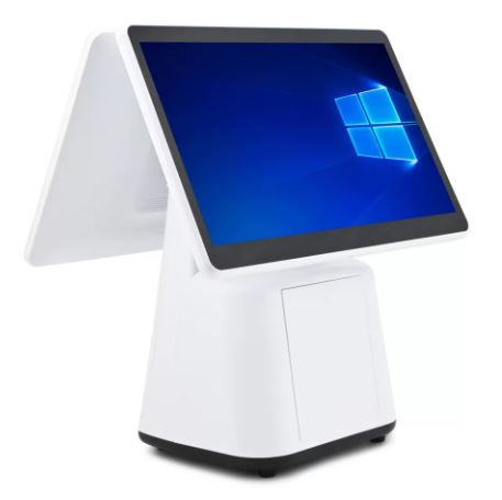 15.6 inch dual-screen POS terminal, front view